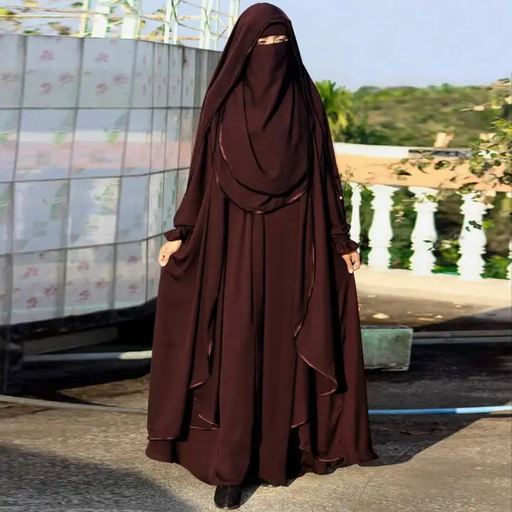 Arabian Mohua Borka ( Maroon)